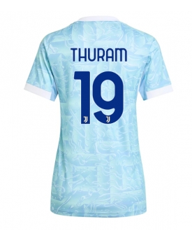 Billige Fotballdrakt Juventus Khephren Thuram #19 Replika Bortedrakt Dame 2025-26 Kortermet Billige Fotballdrakt Juventus Khephren Thuram #19 Replika Bortedrakt Dame 2025-26 Kortermet